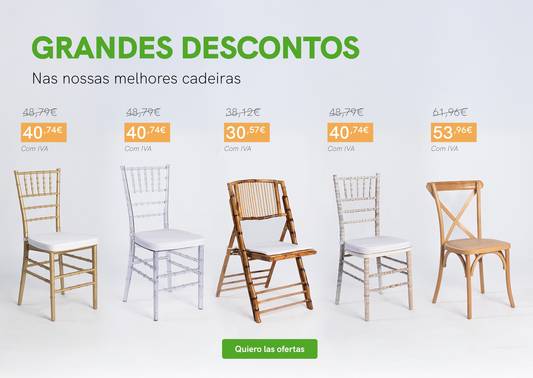 Ofertas cadeiras